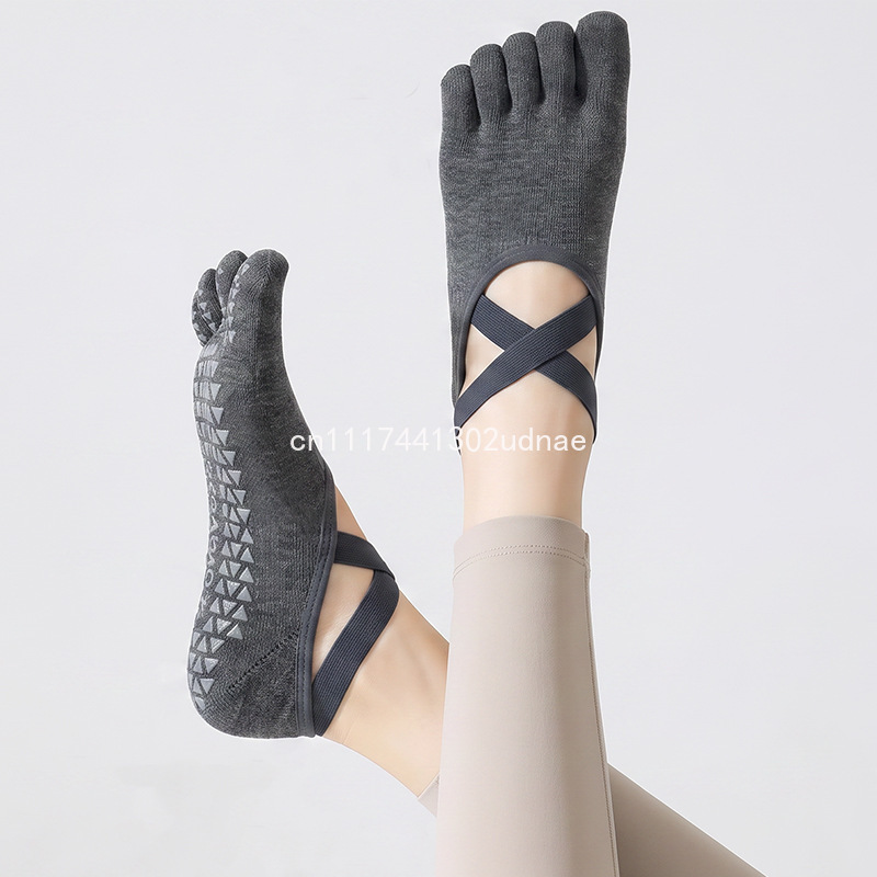 竹繊維を使用した、5本指タイプのピラティス・ヨガソックス。滑 - Pilate Yoga Workout のレビューと価格