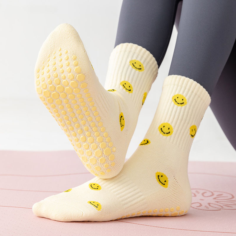 ヨガソックス レディース コットンタオル地 フルーツ柄 シリ - Medias Para Pilates Y Yoga のレビューと価格
