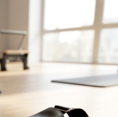 金属製のリングフックが付いたウェビング素材のピラティス用フッ - Pilates & Yoga Vida のレビューと価格